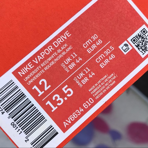 Mens Nike Vapor Drive Field Hockey Shoes Cleats - Picture 13 of 13